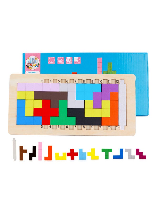 NIBEMINENT Tangram Wooden Jigsaw Puzzle Set - Image 2