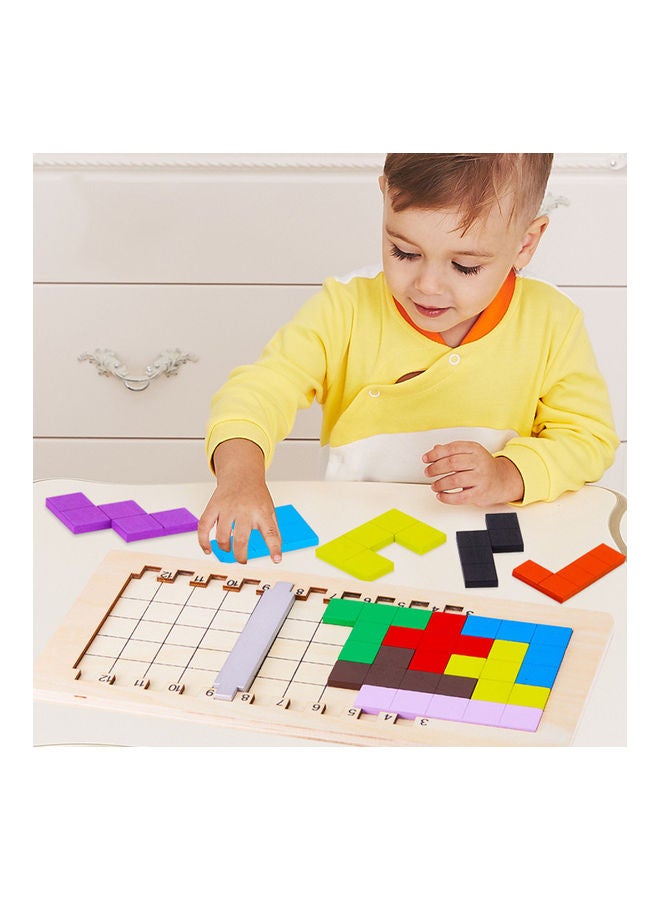 NIBEMINENT Tangram Wooden Jigsaw Puzzle Set - Image 3