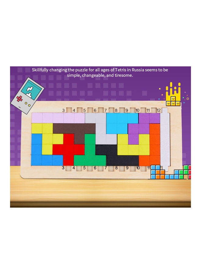 NIBEMINENT Tangram Wooden Jigsaw Puzzle Set - Image 4