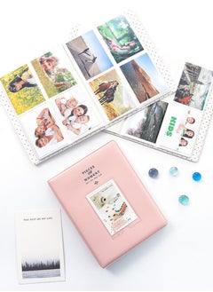 Gerenic 128 Pockets Photo Album, Postcard Holder Book For Fujifilm Instax Family Anniversary Wedding Travel  - Image 1
