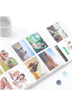 Gerenic 128 Pockets Photo Album, Postcard Holder Book For Fujifilm Instax Family Anniversary Wedding Travel  - Image 3
