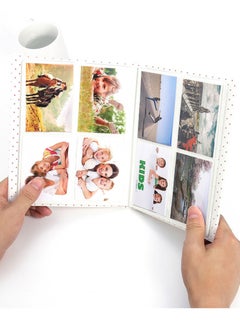 Gerenic 128 Pockets Photo Album, Postcard Holder Book For Fujifilm Instax Family Anniversary Wedding Travel  - Image 2