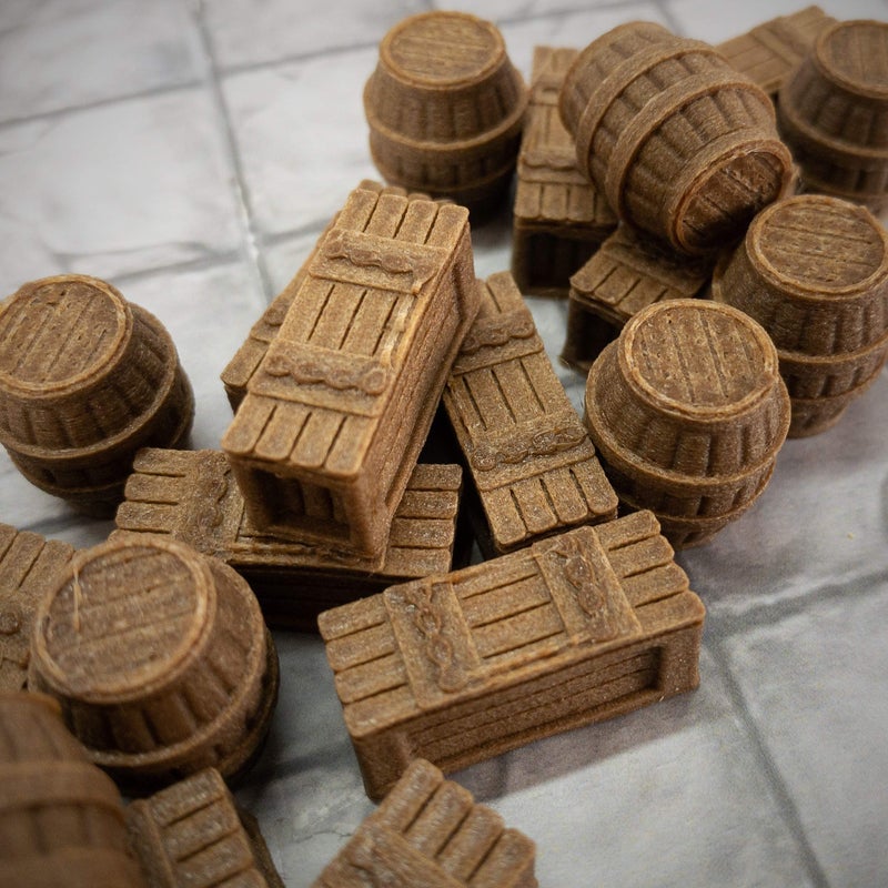Extruded Gaming صناديق دروع الألعاب المنفوخة وبراميل البارود - Image 3