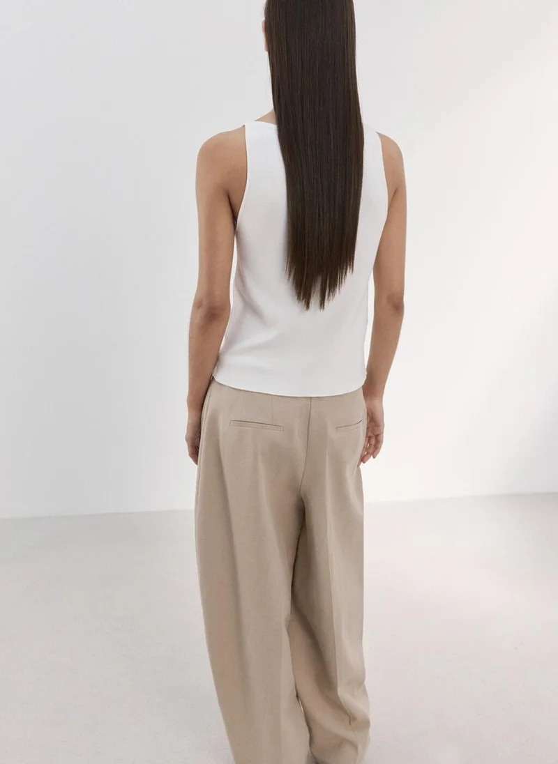 مانجو Fine-knit top