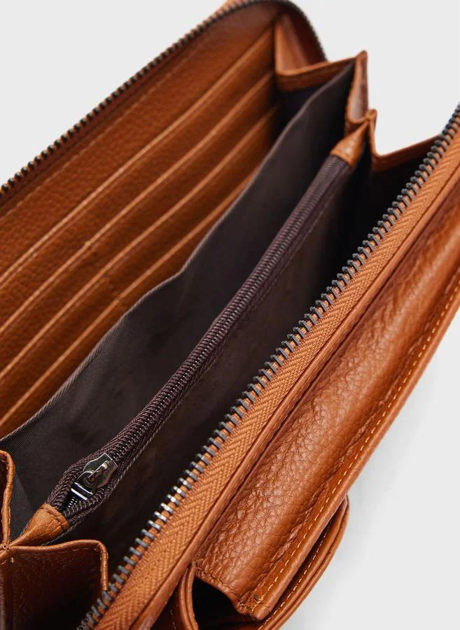 Robert Wood Genuine Leather Cross Body Phone Messenger