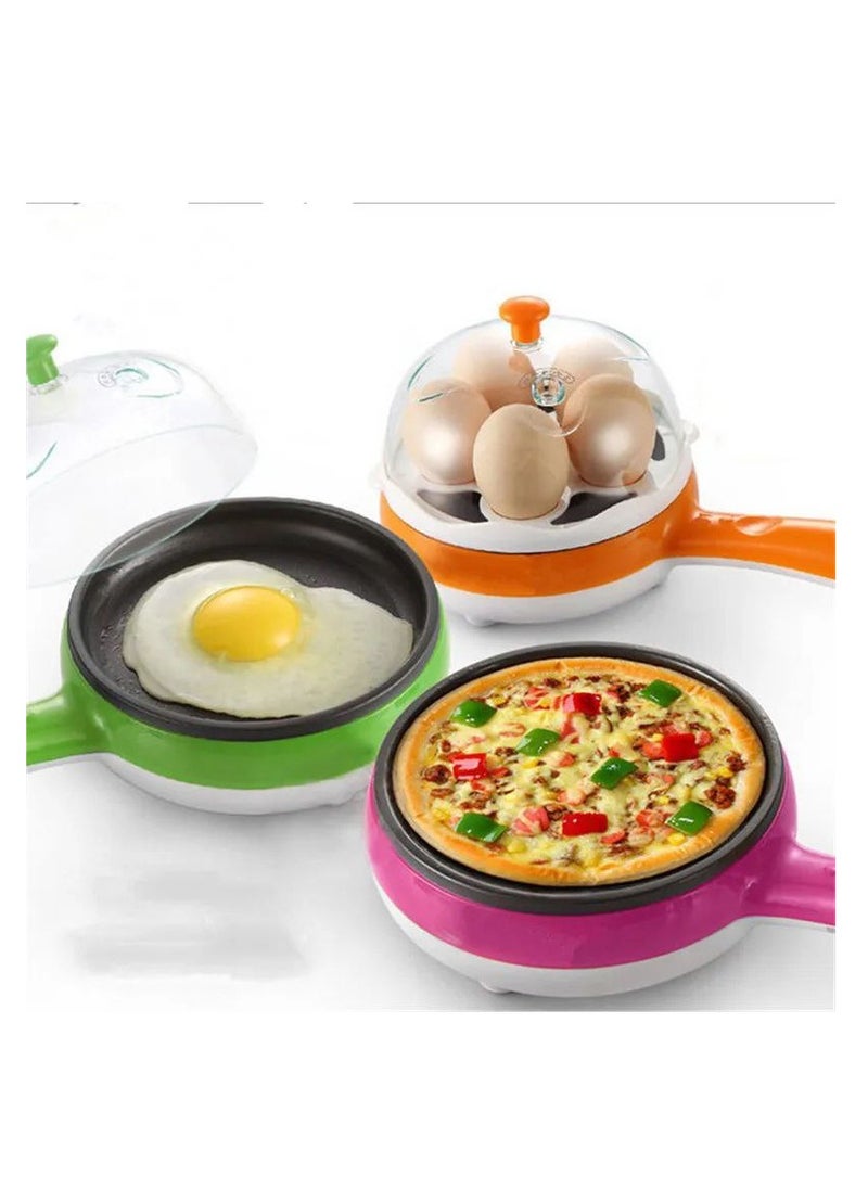 Generic - Electric Egg Boiler Pan - 3-in-1 (Egg Boiling, Fried Eggs, and Food Heating) W - Image 1