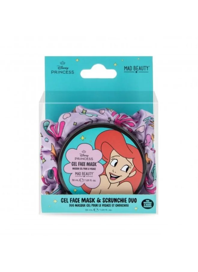 Mad Beauty Disney Princess Express Yourself - Gel Face Mask & Scrunchie Set Ariel