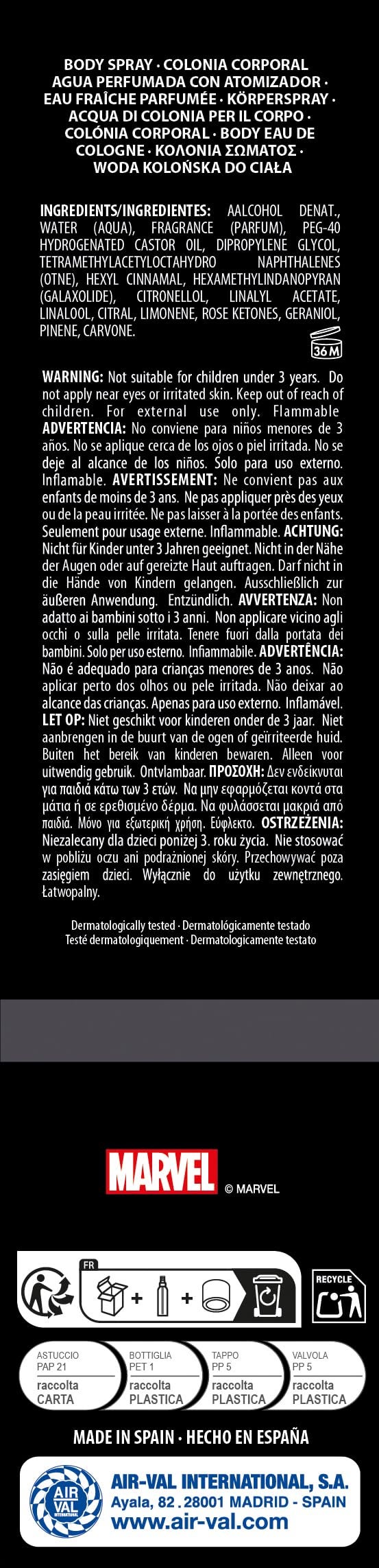 Marvel Spider-Man, Cool Cologne For Kids, Red/White/Blue/Black, 6.8 Fl Oz - Image 5