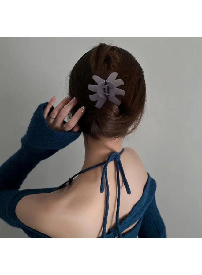 ATODEN Hair Clips Claw Clips for Thick Hair 5Pcs Large Hair Clips 3.15'' Big Octopus Hair Clip (Neutral Color) - Image 3