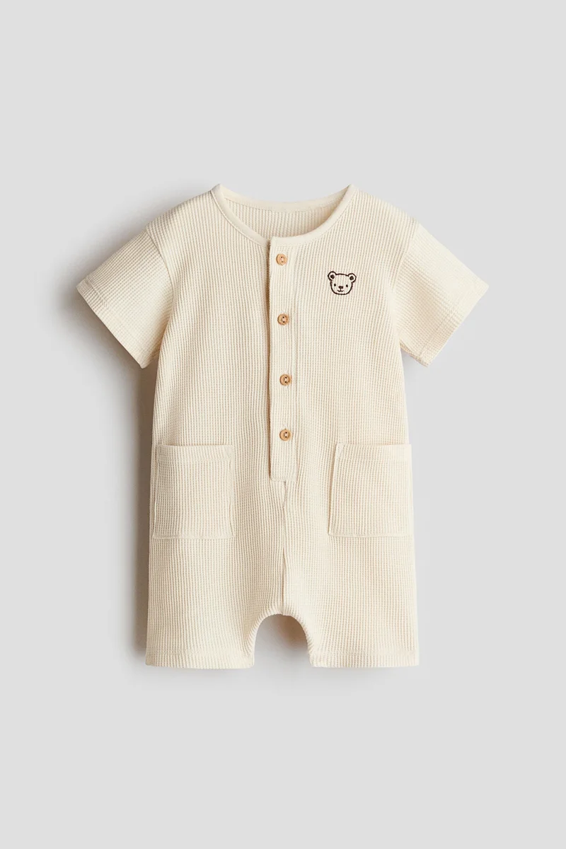 H&M Short cotton romper suit