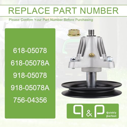 QP q&p 918-04889 Spindle Assembly Bracket Replaces 918-04889A 918-04822A 618-04822A 618-04950. Fits LTX1040 Tractor (2010 & After) 13AX90AS010 13RX90AS056 13AX90AS009 13WX90AS010 13WX90AS009 - Image 3