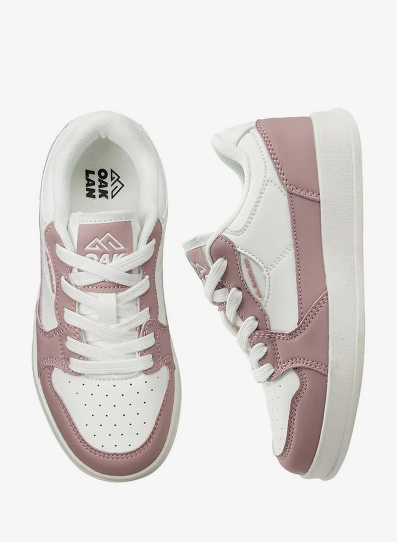 شو اكسبرس Girls Colourblock Lace-Up Ankle Sneakers