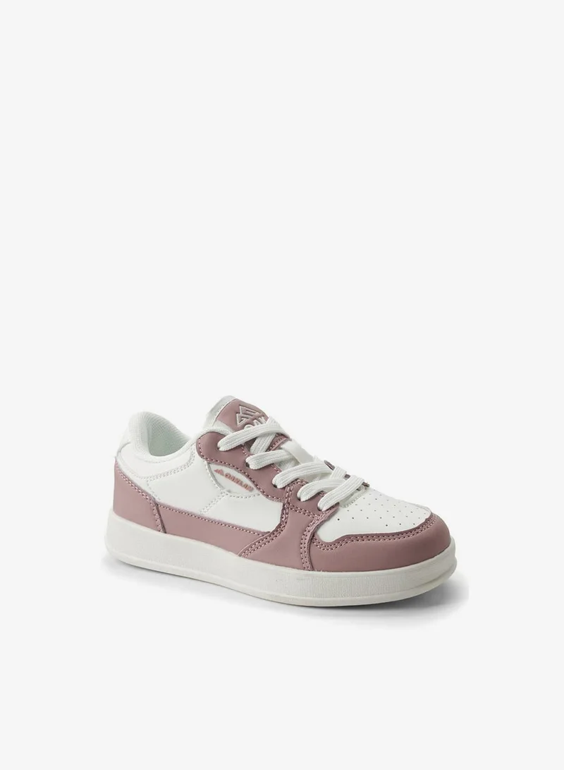 شو اكسبرس Girls Colourblock Lace-Up Ankle Sneakers