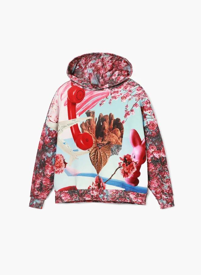 DESIGUAL Printed Sweatshirt M. Christian Lacroix