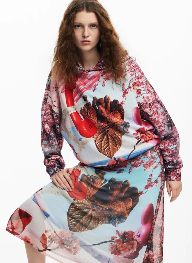 DESIGUAL Printed Sweatshirt M. Christian Lacroix
