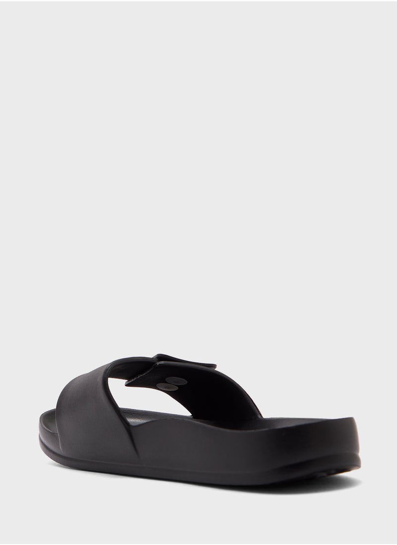 Ginger Buckle Strap Slides  - Image 2