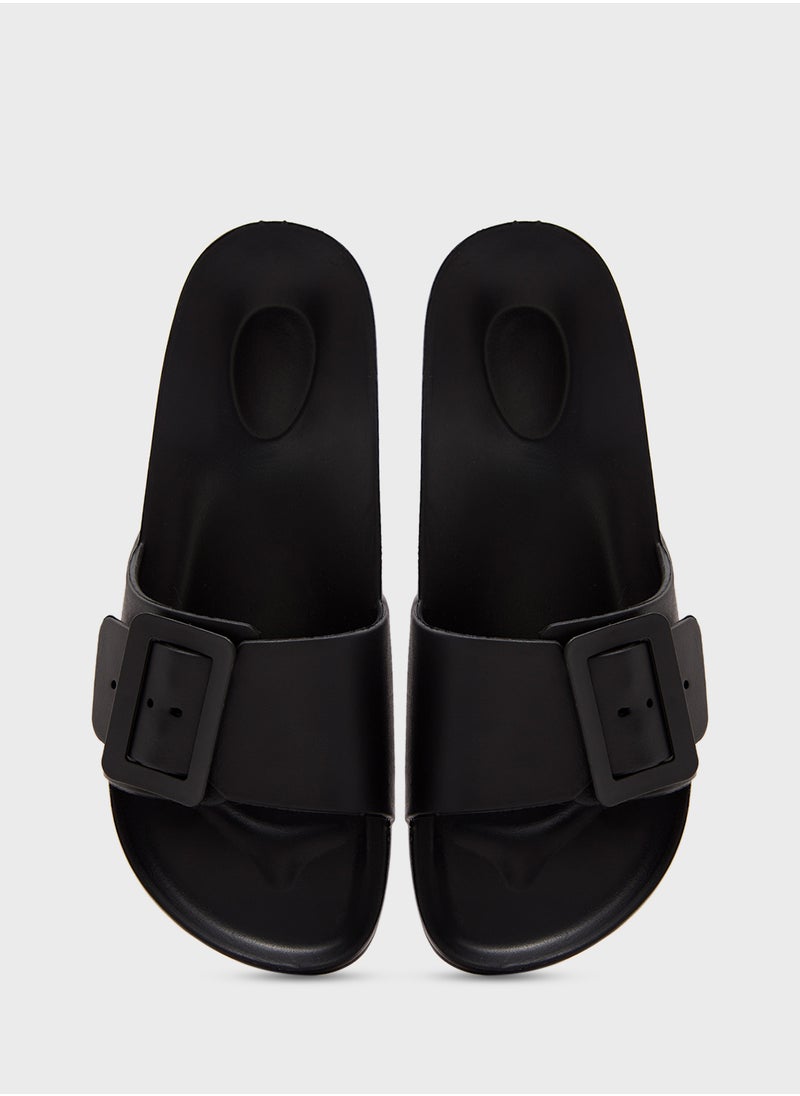 Ginger Buckle Strap Slides  - Image 4
