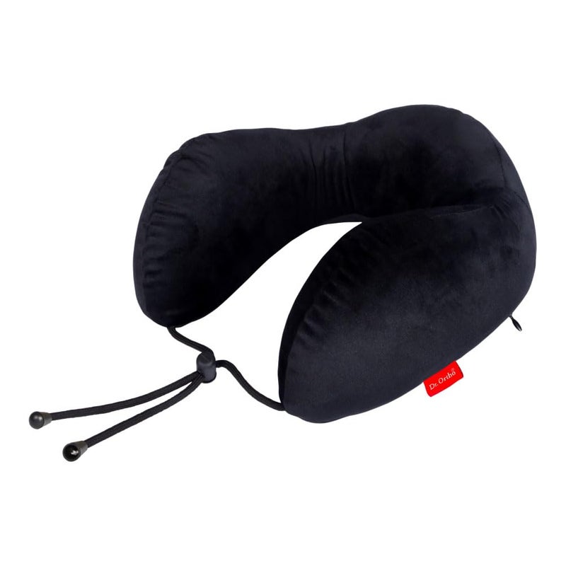 Dr. Ortho DrOrtho Premium Orthopaedic Travel Neck Rest Neck Pillow for Travel Travel Pillow for Neck Head Support Travel Neck Pillow for Chair Car Train Flight - Image 1