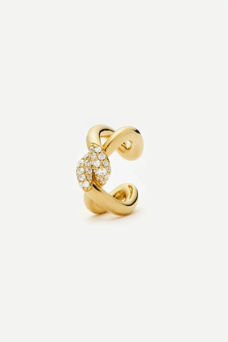 Missoma Rope-Twisted Statement Earrings