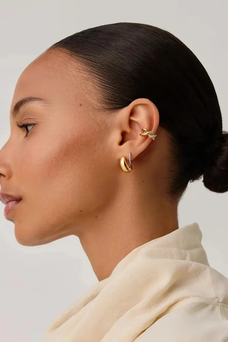 Missoma Rope-Twisted Statement Earrings