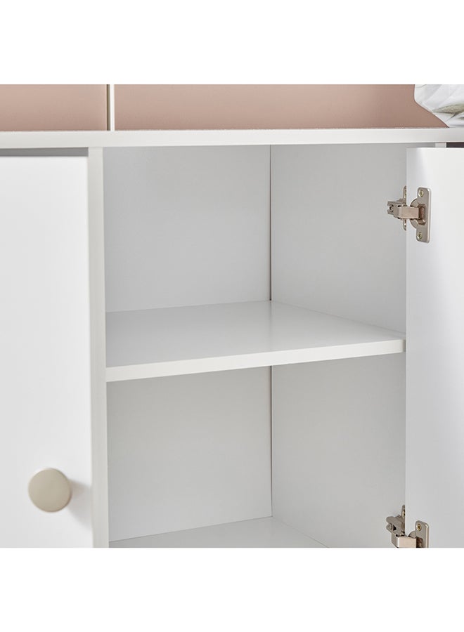 Home Box ناتاليا خزانة جانبية 3 أدراج و 2 باب 40 × 72.7 × 140 سم  - Image 5