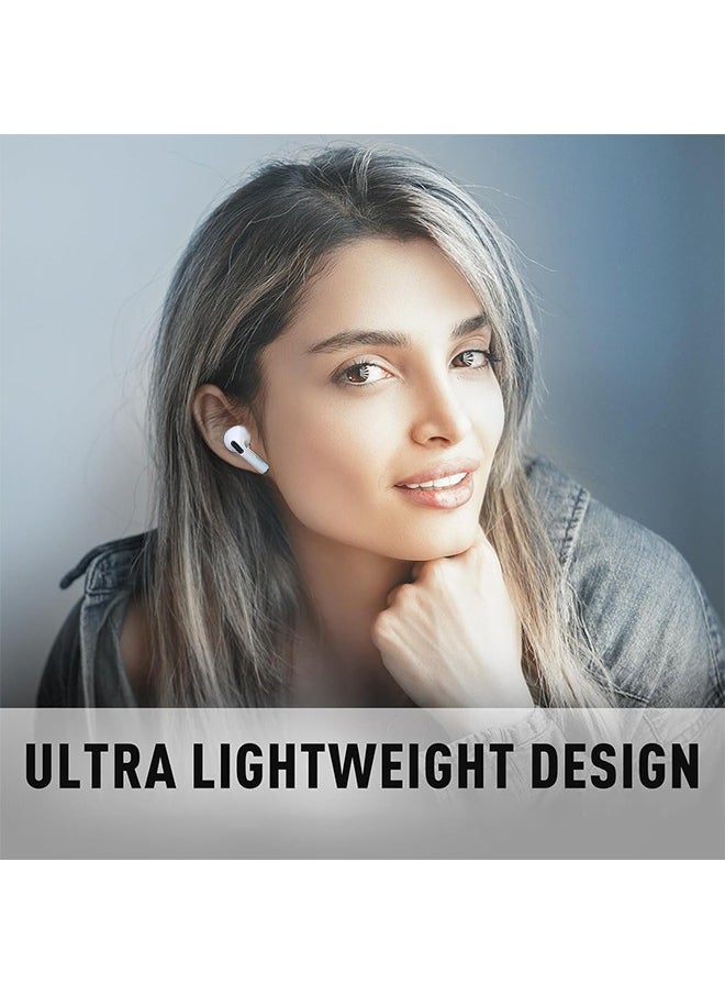 Ocean Pro 6 Wireless Earbuds, Bluetooth Headphones, High-Resolution Sound, Intelligent Audio Connection, Immersive Sound, Noise Cancelling In-Ear Headphones, for Xiaomi, Huawei, ​Android Mobile Phone, White  - Image 5