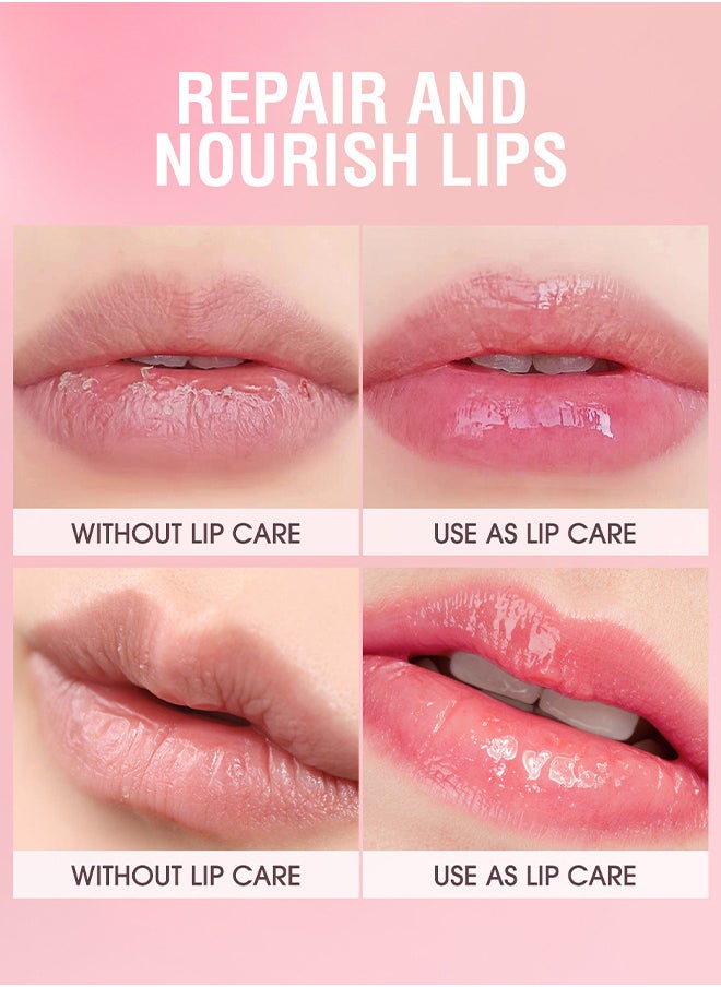 LANGMANNI Pudding Glow Lip Balm, Velvet-Smooth Lip Gloss For Nourished, Glowing Lips, Hydrating, Non-Sticky Glossy Tinted Lip Balm Makeup  - Image 5