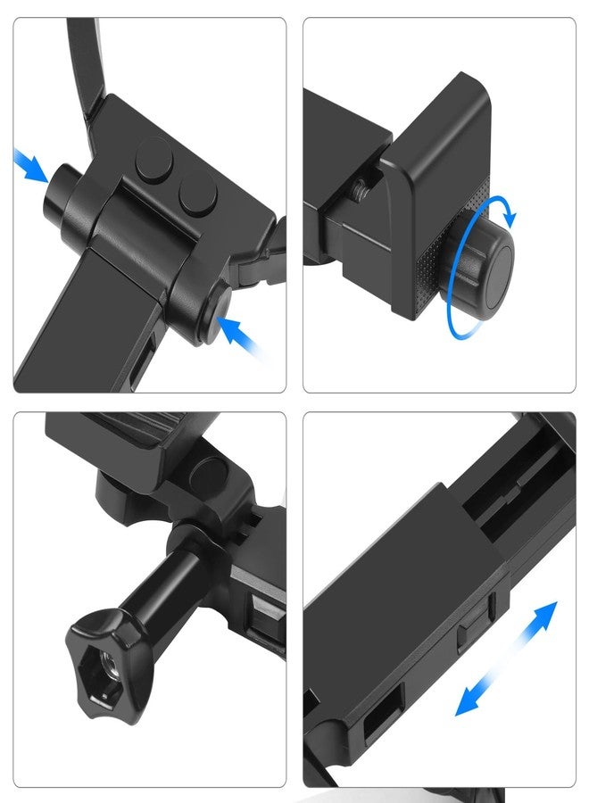 Suicune Selfie Neck Holder Mount Bendable Action Camera Mount for Vlog Camera Sports with Phone Holder, Neck Mount for Cell Phone,Waterproof Underwater Camera Mount - Image 5