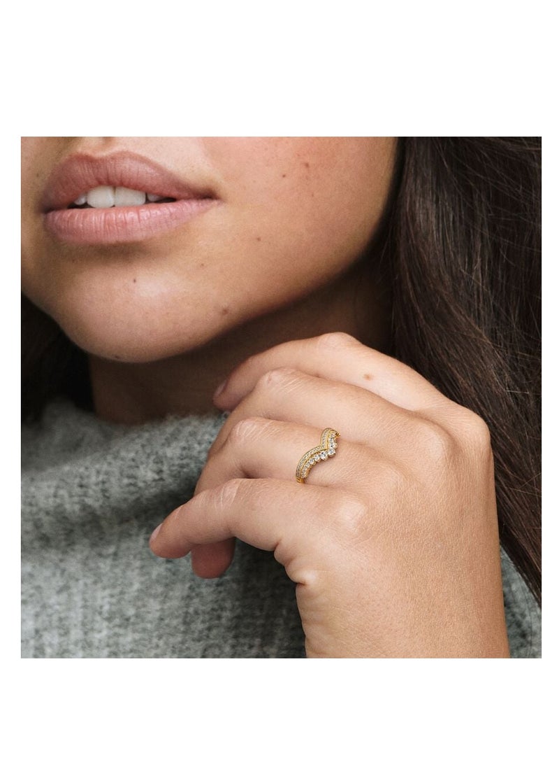 Pandora Violet - Pandora Timeless Wishbone Diadem Ring - Image 1