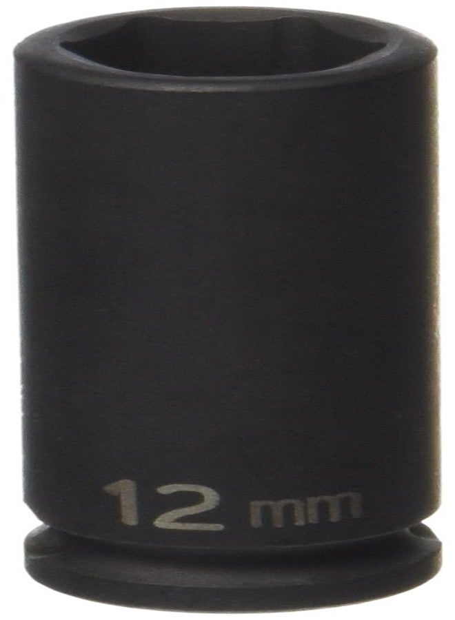 Grey Pneumatic (1012MDG) 3/8" Drive x 12mm Magnetic Deep Socket - Image 1