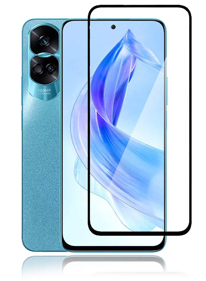 Honor 90 Lite Screen Protector – Premium Edge to Edge Tempered Glass Protector, High Transparency, Delicate Touch, Anti-Explosion, Smooth Arc Edges, Easy Installation - Image 1