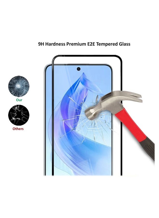 Generic - Honor 90 Lite Screen Protector – Premium Edge to Edge Tempered Glass Protector, High Transparency, Delicate Touch, Anti-Explosion, Smooth Arc Edges, Easy Installation - Image 1