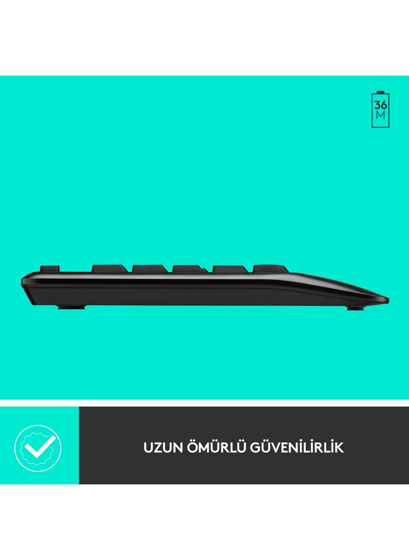 Logitech - MK345 WIRELES SET Q TR BLACK 920-006514 - Image 1