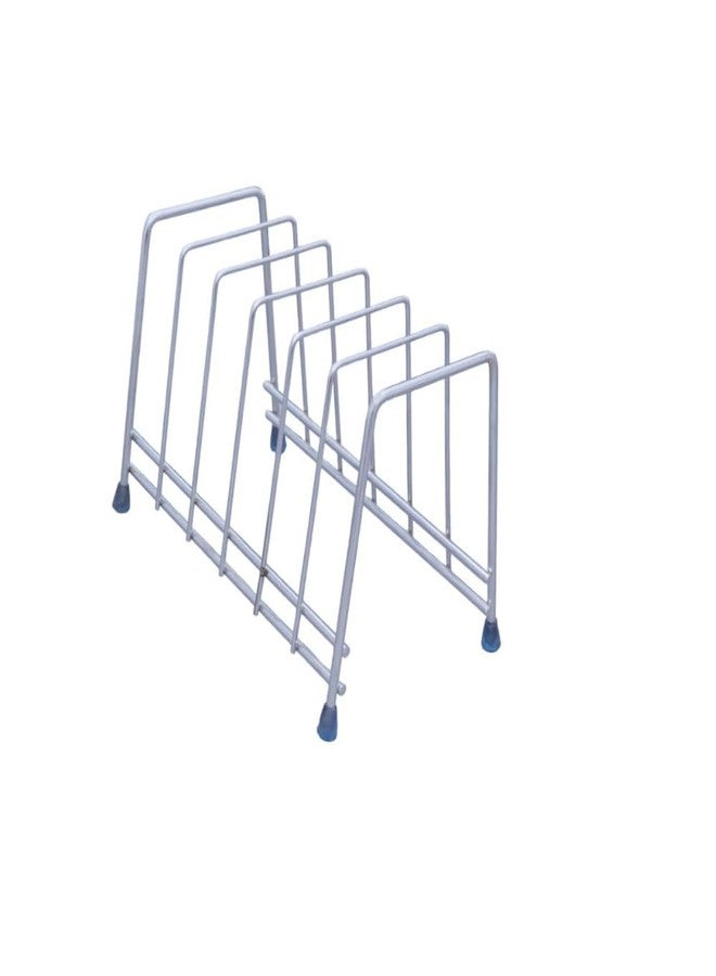 Gcrox Stainless Steel Plate Rack Dish Drying Stand – Heavy Duty Kitchen Organizer for Plates, Dishes & Lids (Plate Rack -06) - Image 1