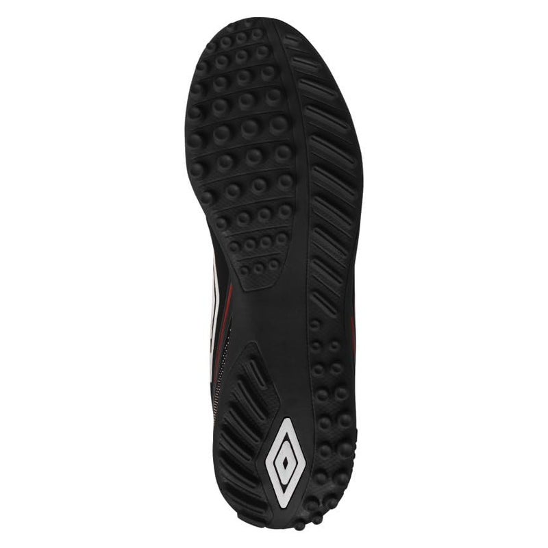 Umbro Men's Classico 12 TF Turf Soccer Shoes, Black/White/Red, 12.5 - Image 5