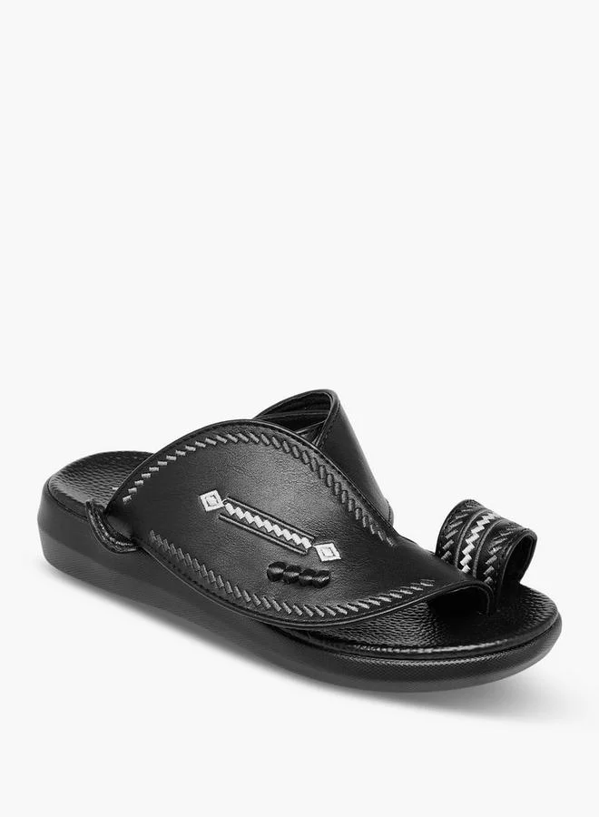 Al Waha Boys Embroidered Arabic Sandals