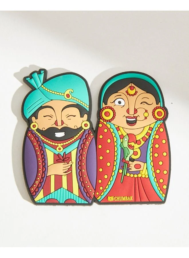 Chumbak Classic Raja Rani Magnet