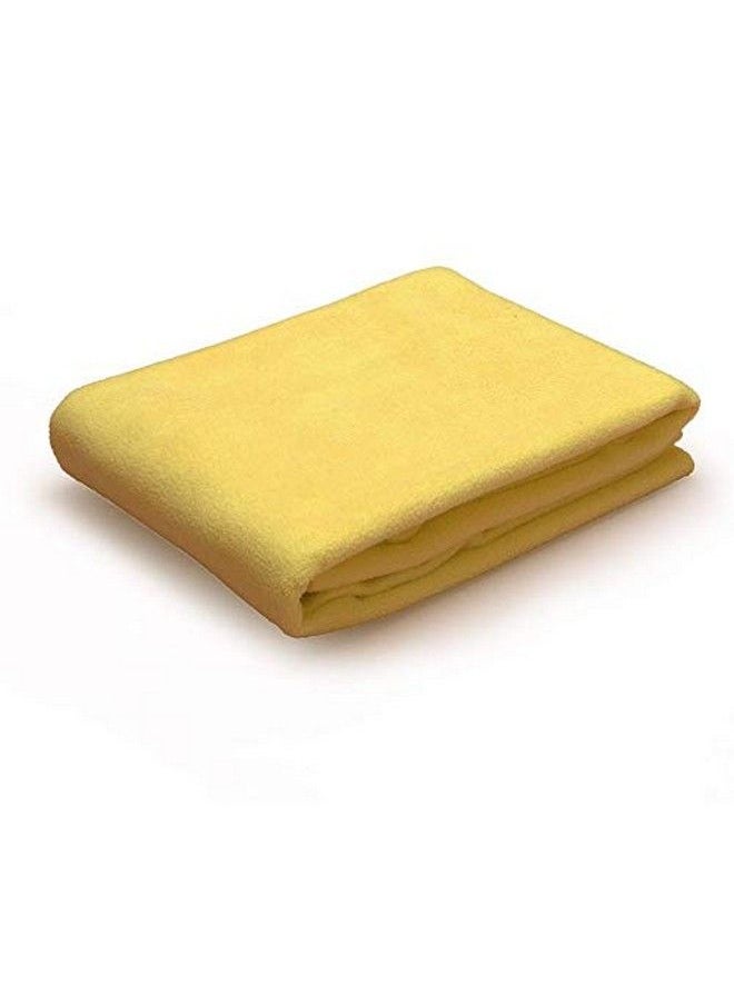UMANAC Polyester Baby Dry Sheet Mattress Bed Protector Reusable Washable Sheet For Kids Infant Toddler And Adults Yellow Small (70 Cm X 50 Cm)  - Image 3