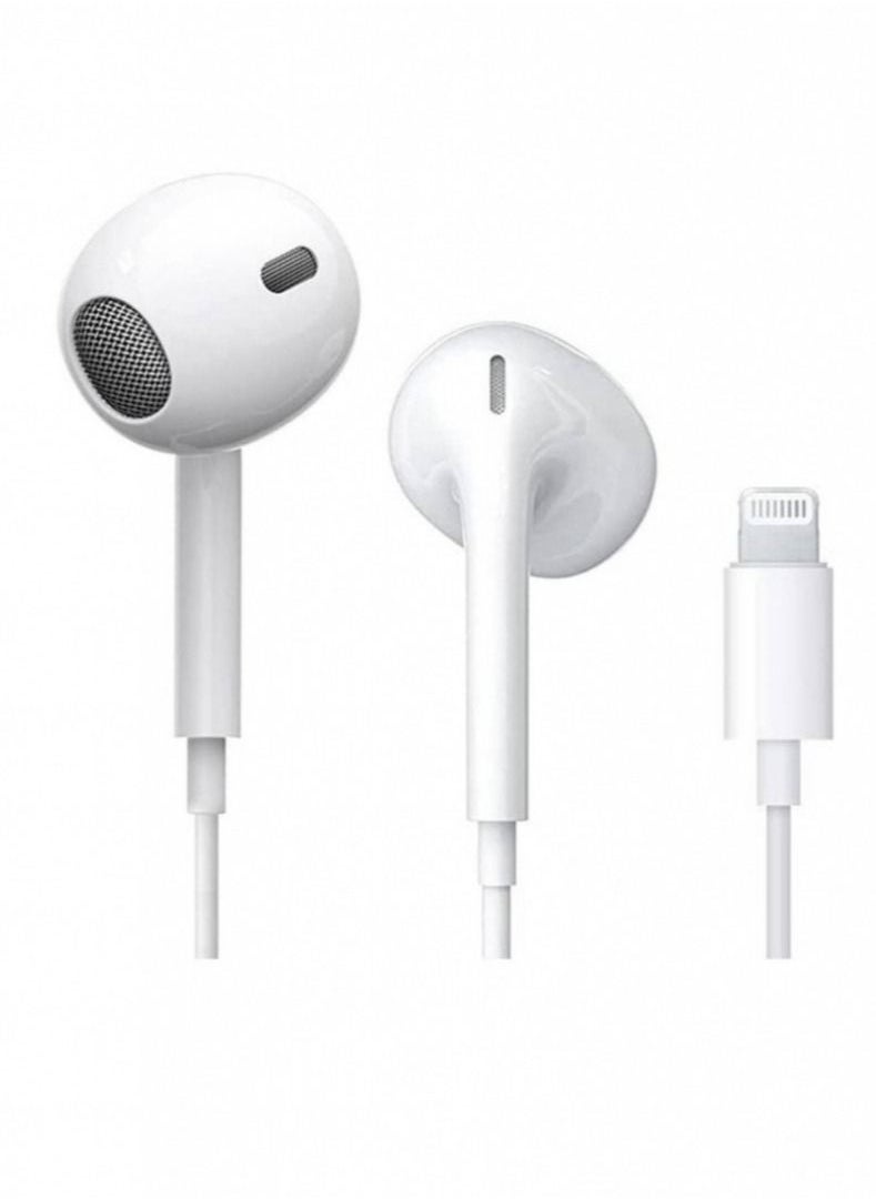 ELTRAZONE Lightning Headphone Wired Built-in Microphone & Volume Control in-Ear Stereo Headset Compatible iPhone  - Image 1
