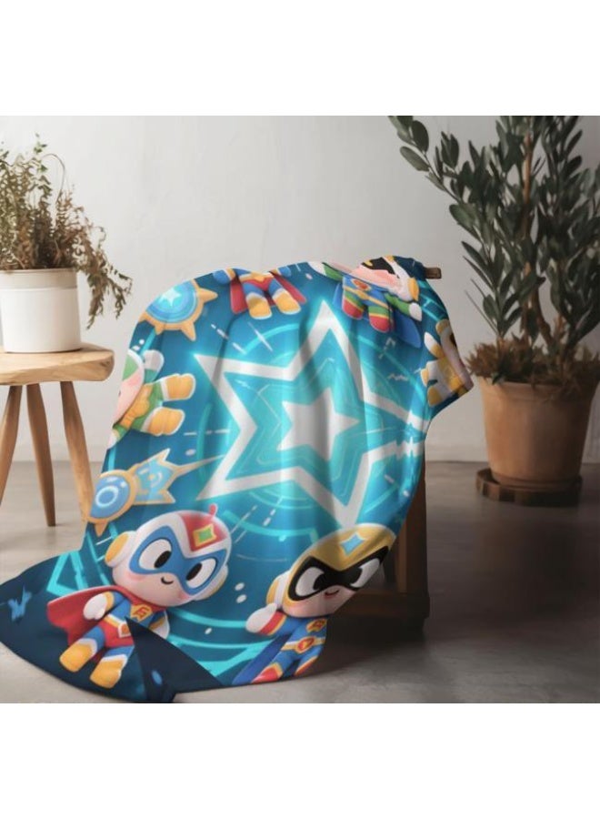general Baby and children's cartoon flannel thin blanket (warm and comfortable, suitable for sleep, game use) 70cm*100cm - Image 2