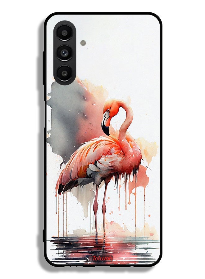 Tolwak Samsung Galaxy A04s Protective Case Cover Tropical Watercolor Art - Image 1
