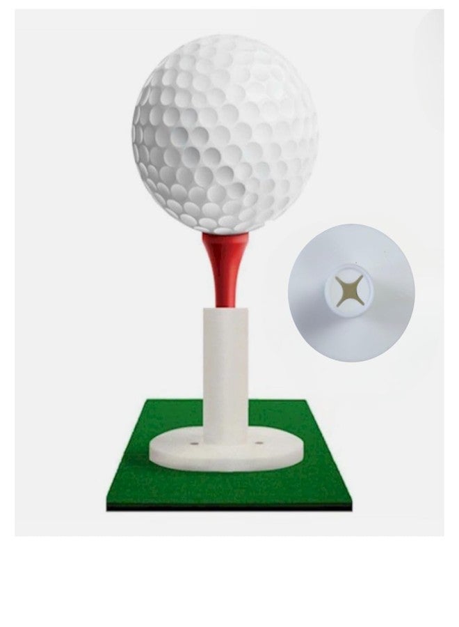 JP Lann Rubber Golf Tee Holder for Practice & Driving Range Mats (Available in Two Sizes) (1.5") - Image 1