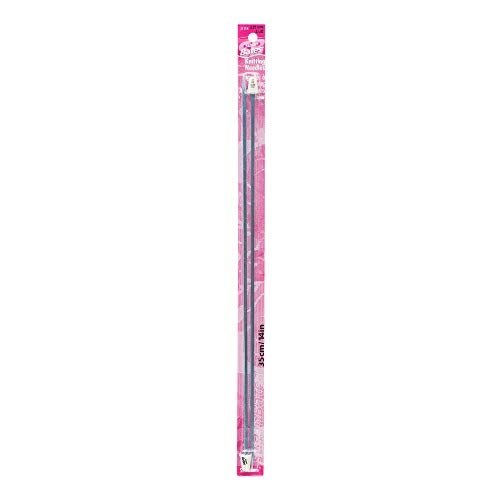 Susan Bates 11114-3 14-Inch Silvalume Single Point Knitting Needle, 3.25mm, Blue - Image 2
