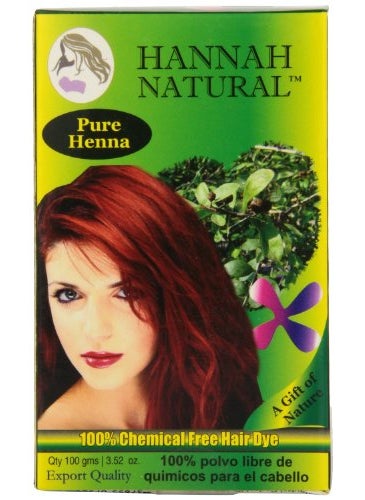 Hannah Natural - Hannah Natural 100% Pure Henna Powder, 100 Gram - Image 1