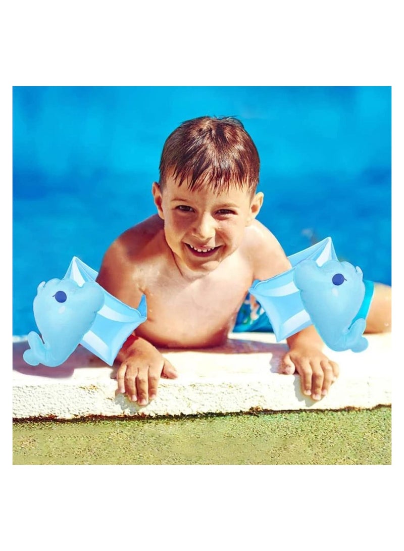 Excefore Children's Inflatable Armbands, Arm bands childrens swimming armbands 3-6 year kids armbands for swimming Pool Arm Floatie Sleeves Floater Tube Water Wings Swimming Armlets Inflatable - Image 2