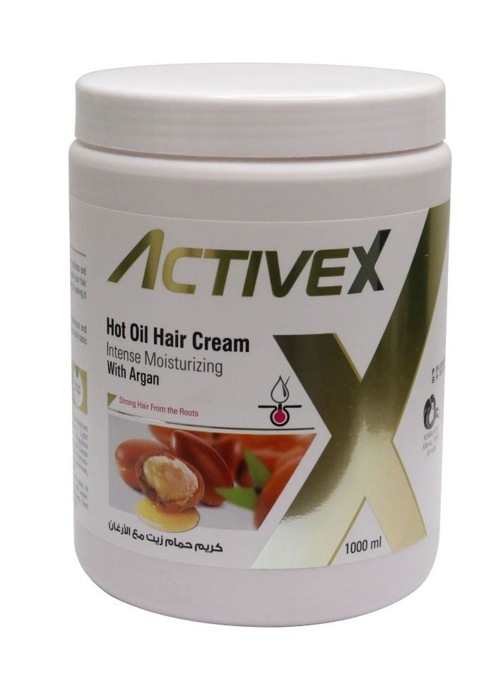 Activex Hot Oil Hair Cream 1000 Ml - Argan | Nourishing and Smoothing