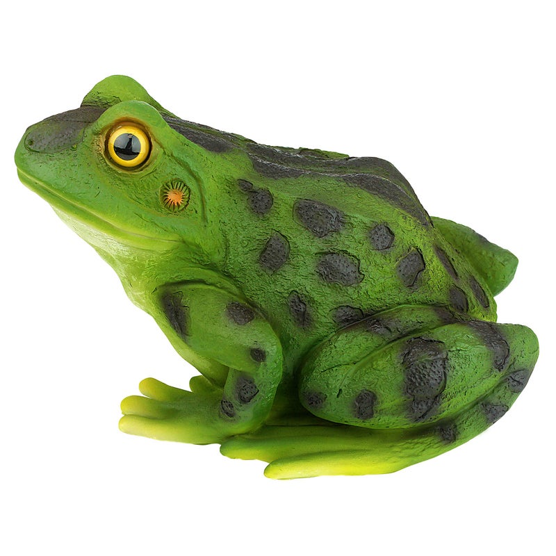 Design Toscano QM20510 Ribbit The Frog Garden Toad Statue, 9", Full Color - Image 2