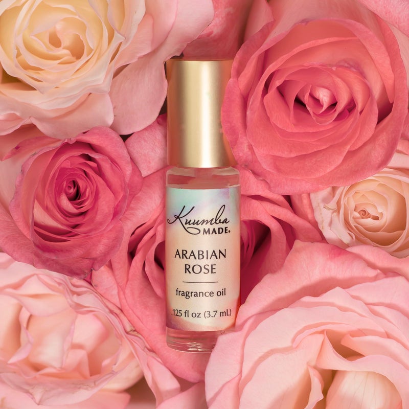 Kuumba Made Arabian Rose Fragrance Oil Roll-On 0.125 fl oz (3.7ml) | Rollerball Perfume | Alcohol Free - Image 2