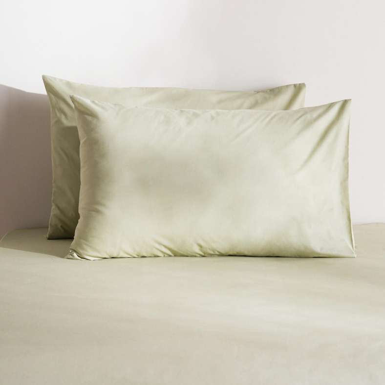Pan Home Sage Cotton Rich Pillowcase Set for Kids