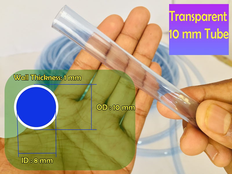 Star Quick Links - Transparent PVC Tube Water Level Hose Pipe 10 mm Diameter (33 Ft / 10 M Length) - Image 3